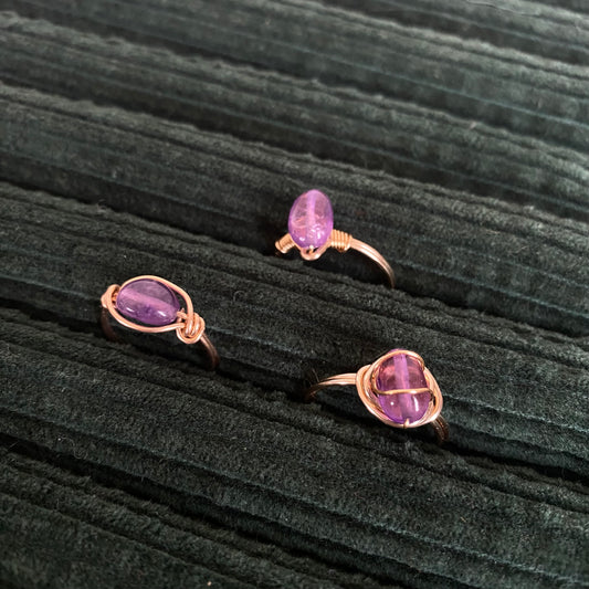 Amethyst Gold Ring